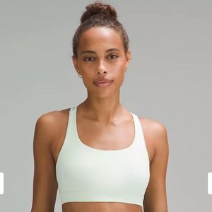 NWT Lululemon Energy Bra Kohlrabi Green 10